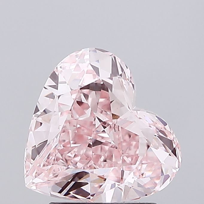 2.51 Carat Heart Shaped, Ideal Cut, VVS2 Clarity, IGI Certified Lab Grown Diamond