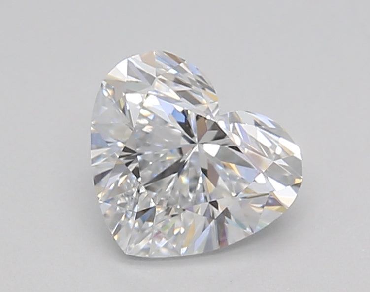 1.00 Carat Heart Shaped, Ideal Cut, D Color, VVS2 Clarity, GIA Certified Lab Grown Diamond