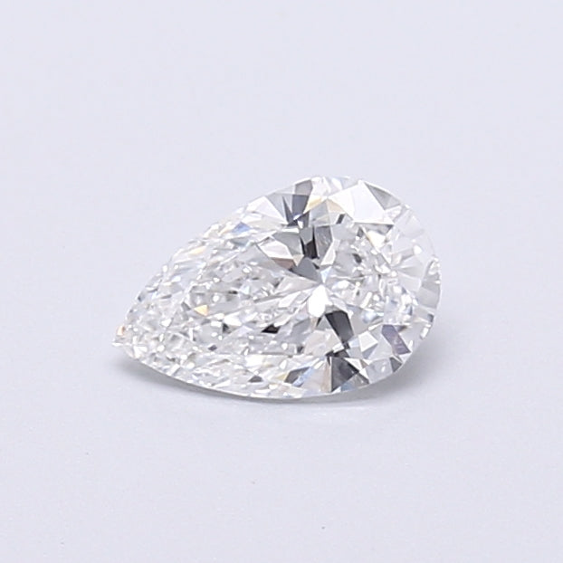 0.47 Carat Pear Shaped, Very Good Cut, D Color, VVS2 Clarity, IGI Certified Lab Grown Diamond