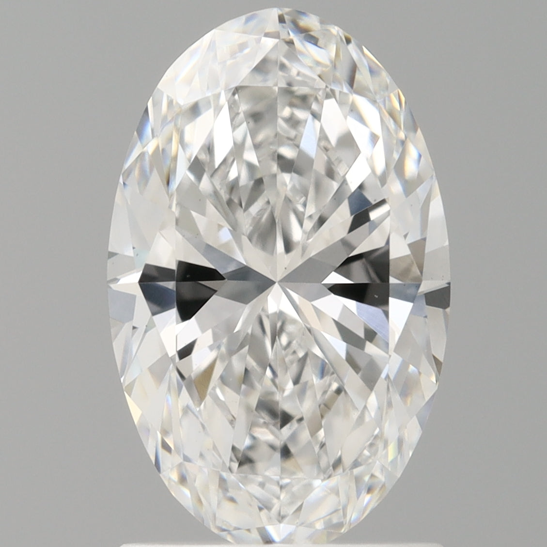 1.55 Carat Oval Shaped, Excellent Cut, D Color, VVS2 Clarity, IGI Certified Lab Grown Diamond