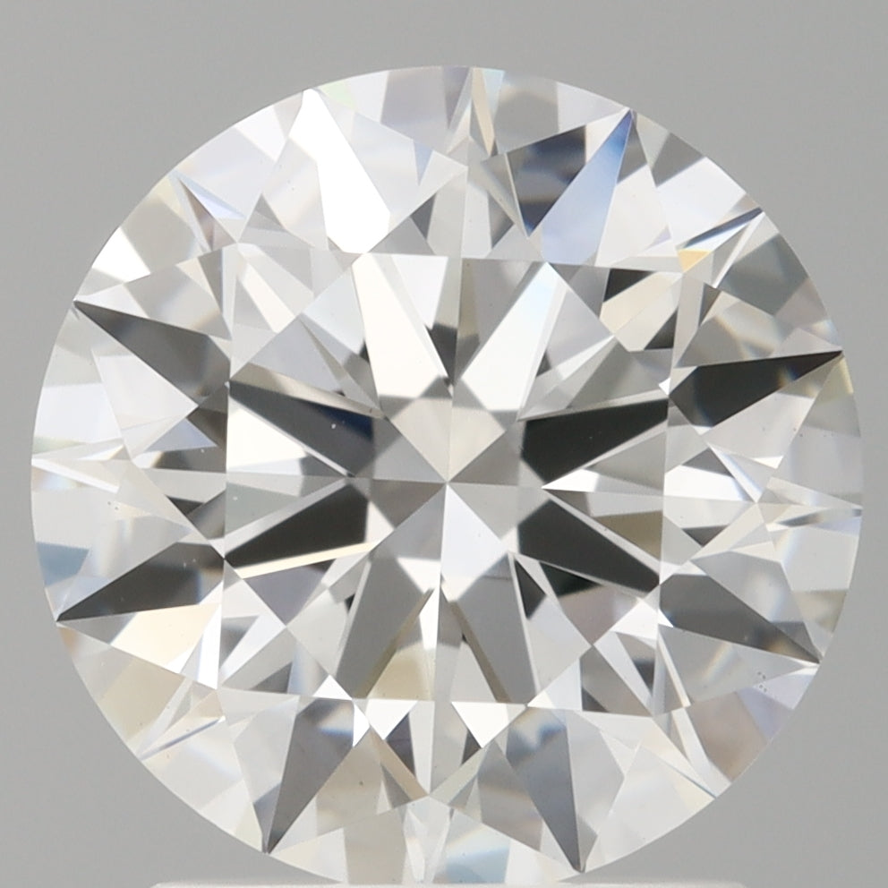 2.10 Carat Round Shaped, Ideal Cut, E Color, VVS2 Clarity, IGI Certified Lab Grown Diamond