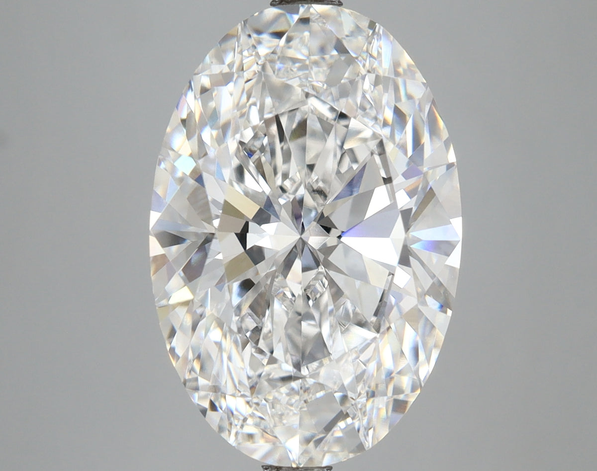 7.23 Carat Oval Shaped, Ideal Cut, E Color, VVS2 Clarity, IGI Certified Lab Grown Diamond