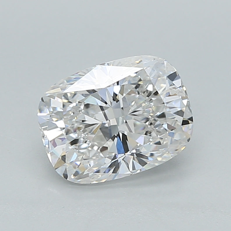 1.51 Carat Cushion Shaped, Ideal Cut, E Color, VVS2 Clarity, IGI Certified Lab Grown Diamond