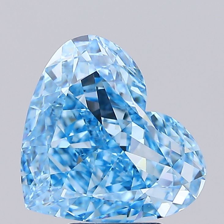 5.01 Carat Heart Shaped, Very Good Cut, VVS2 Clarity, IGI Certified Lab Grown Diamond