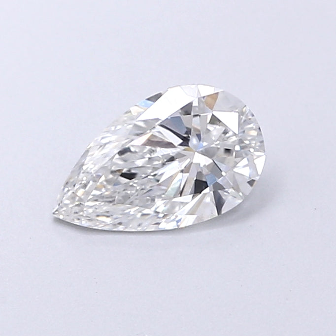 0.57 Carat Pear Shaped, Very Good Cut, E Color, VS1 Clarity, IGI Certified Lab Grown Diamond