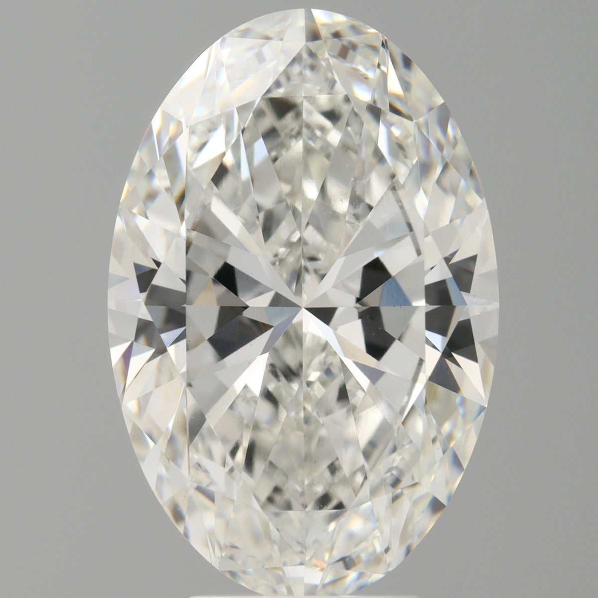 6.02 Carat Oval Shaped, Ideal Cut, F Color, VVS2 Clarity, IGI Certified Lab Grown Diamond