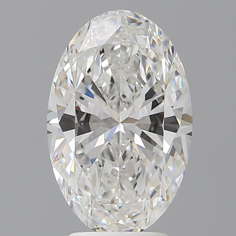 3.59 Carat Oval Shaped, Ideal Cut, E Color, VVS2 Clarity, IGI Certified Lab Grown Diamond
