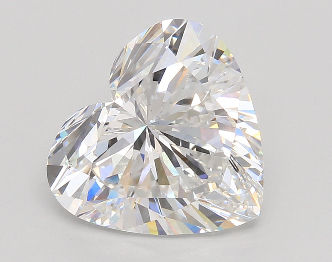 4.55 Carat Heart Shaped, Ideal Cut, E Color, VS1 Clarity, IGI Certified Lab Grown Diamond