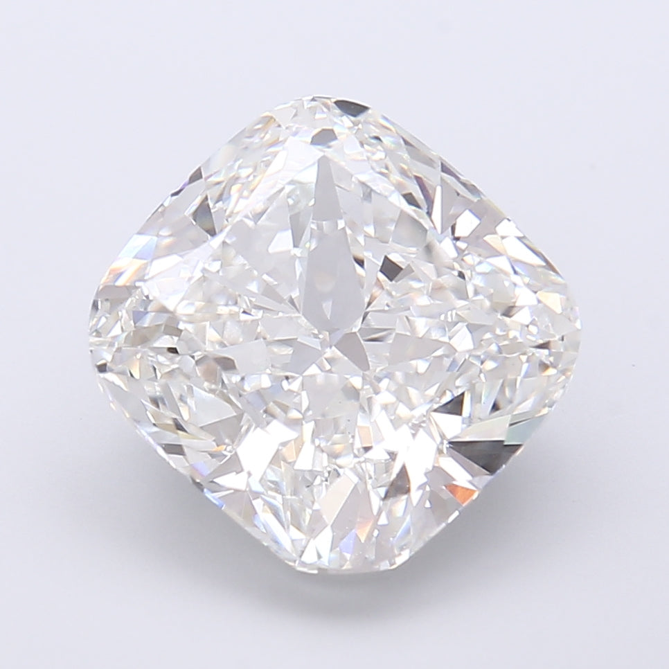 7.35 Carat Cushion Shaped, Very Good Cut, F Color, VVS2 Clarity, IGI Certified Lab Grown Diamond