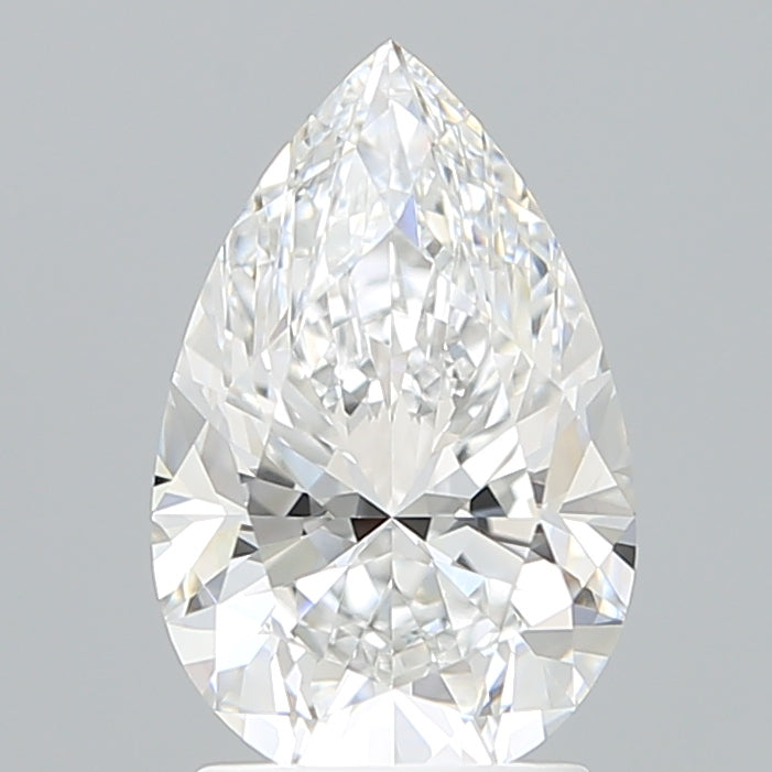 2.22 Carat Pear Shaped, Excellent Cut, D Color, VVS2 Clarity, IGI Certified Lab Grown Diamond