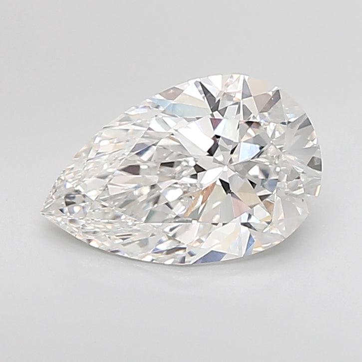 3.55 Carat Pear Shaped, Ideal Cut, E Color, VVS2 Clarity, IGI Certified Lab Grown Diamond