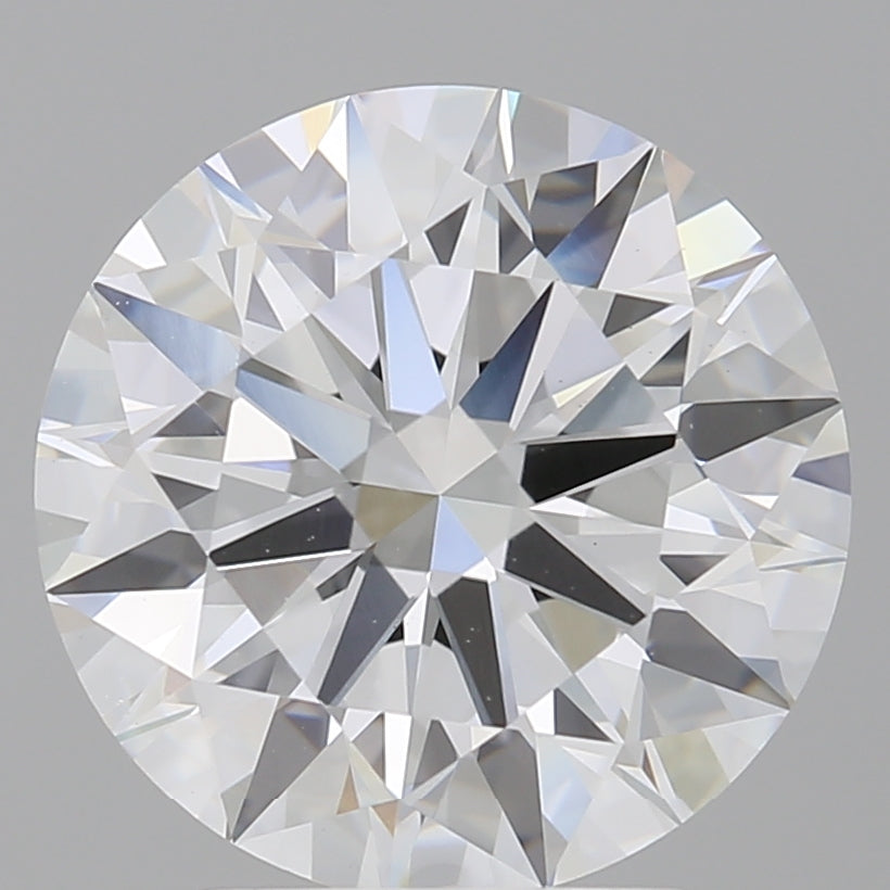 3.50 Carat Round Shaped, Ideal Cut, E Color, VVS2 Clarity, IGI Certified Lab Grown Diamond