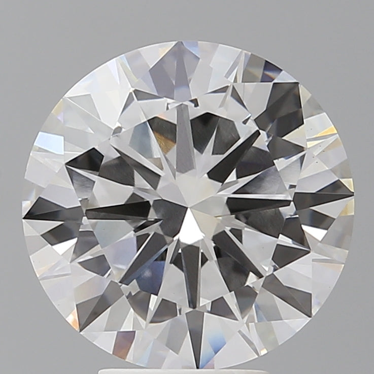 5.59 Carat Round Shaped, Excellent Cut, F Color, VS1 Clarity, IGI Certified Lab Grown Diamond