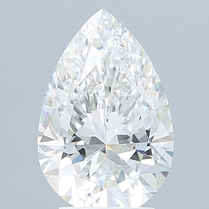 3.01 Carat Pear Shaped, Ideal Cut, E Color, VS1 Clarity, IGI Certified Lab Grown Diamond