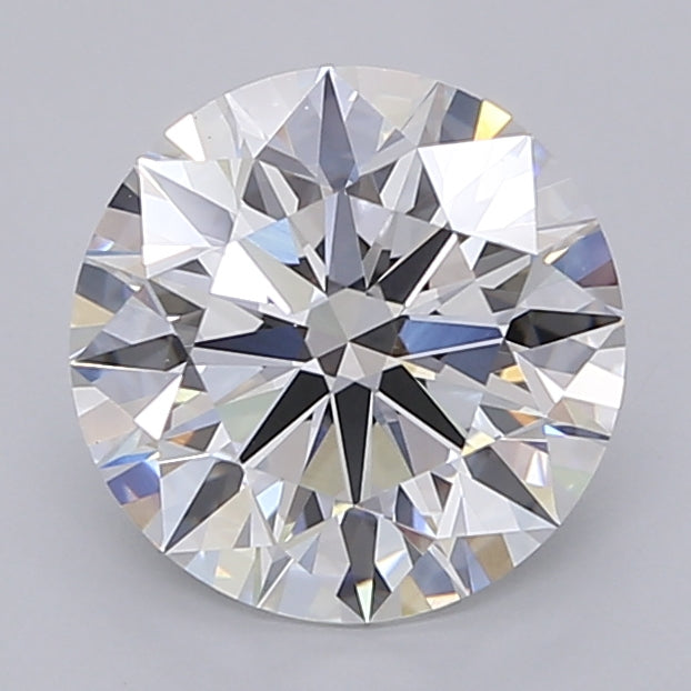 2.54 Carat Round Shaped, Ideal Cut, D Color, VS1 Clarity, IGI Certified Lab Grown Diamond