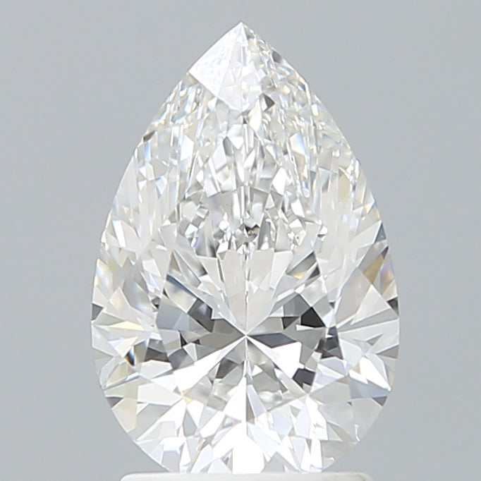 2.18 Carat Pear Shaped, Excellent Cut, E Color, VVS2 Clarity, IGI Certified Lab Grown Diamond