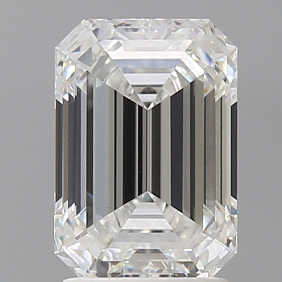 2.58 Carat Emerald Shaped, Ideal Cut, E Color, VS1 Clarity, IGI Certified Lab Grown Diamond