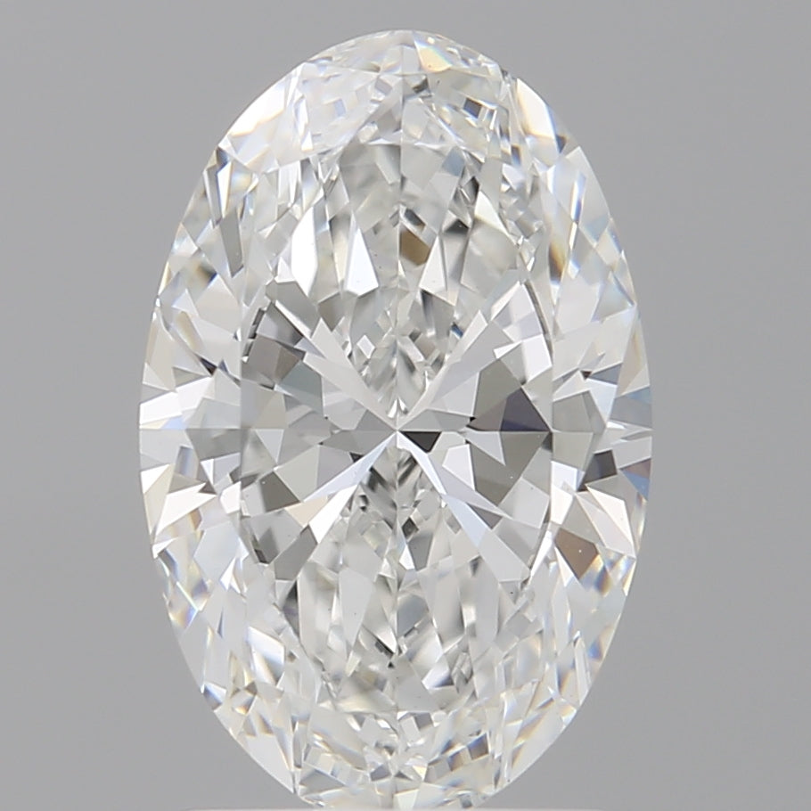 2.02 Carat Oval Shaped, Ideal Cut, E Color, VVS2 Clarity, IGI Certified Lab Grown Diamond
