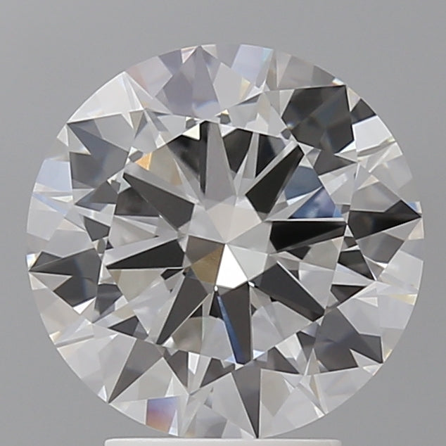 3.55 Carat Round Shaped, Excellent Cut, E Color, VVS2 Clarity, IGI Certified Lab Grown Diamond