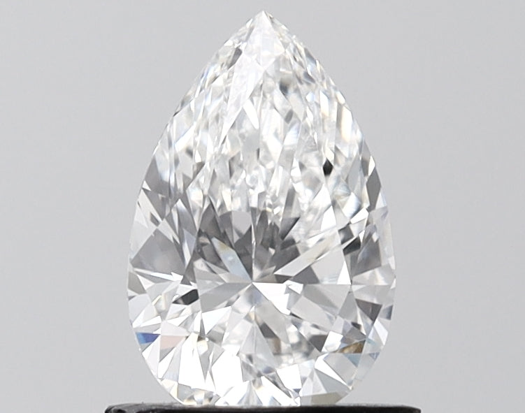 1.04 Carat Pear Shaped, Ideal Cut, D Color, VVS2 Clarity, IGI Certified Lab Grown Diamond
