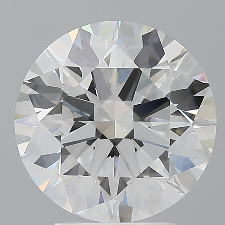 3.55 Carat Round Shaped, Ideal Cut, E Color, VVS2 Clarity, IGI Certified Lab Grown Diamond