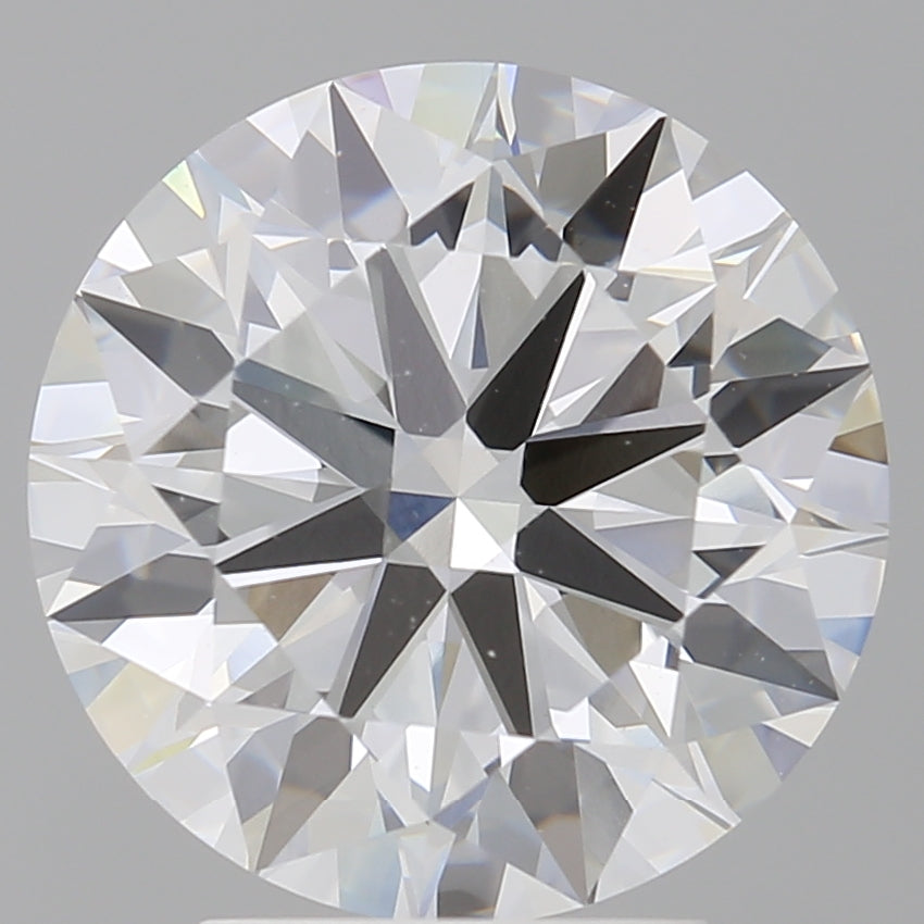 4.02 Carat Round Shaped, Ideal Cut, E Color, VVS2 Clarity, IGI Certified Lab Grown Diamond