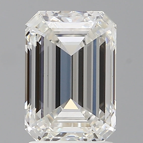 2.52 Carat Emerald Shaped, Ideal Cut, F Color, VS1 Clarity, IGI Certified Lab Grown Diamond