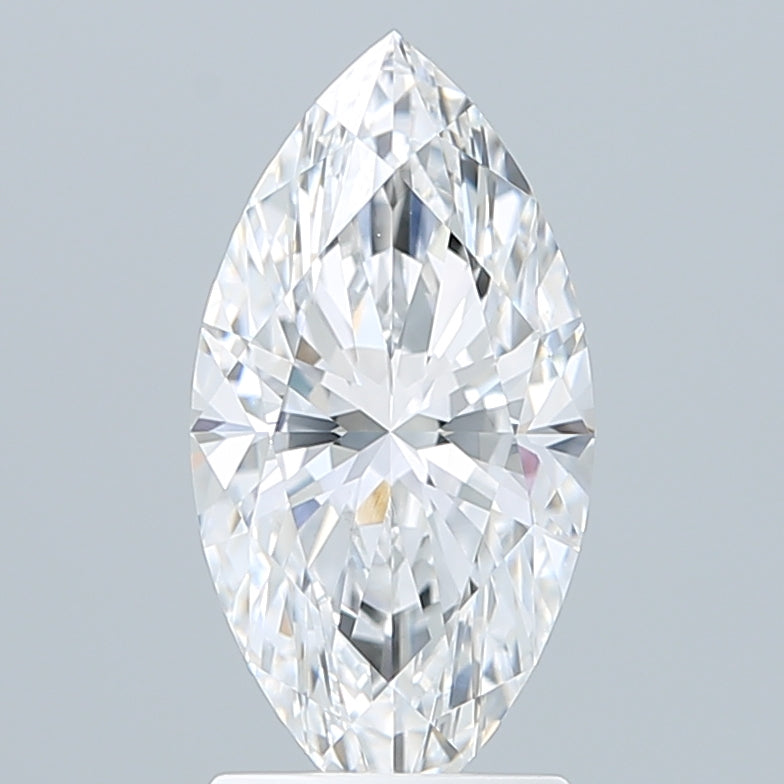 2.10 Carat Marquise Shaped, Excellent Cut, D Color, VVS2 Clarity, IGI Certified Lab Grown Diamond