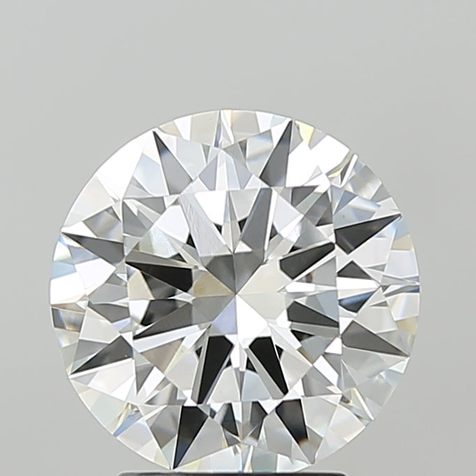 3.02 Carat Round Shaped, Excellent Cut, F Color, VVS2 Clarity, IGI Certified Lab Grown Diamond