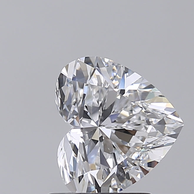1.52 Carat Heart Shaped, Very Good Cut, D Color, VVS2 Clarity, IGI Certified Lab Grown Diamond