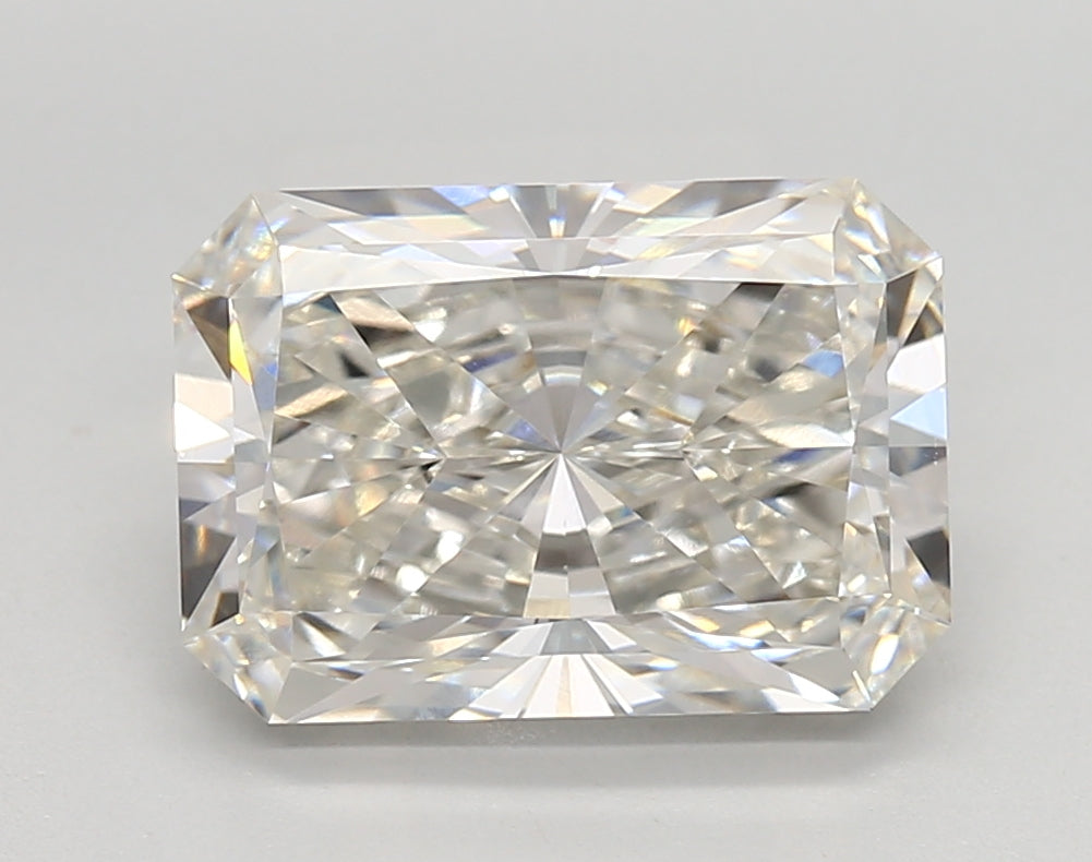 4.09 Carat Radiant Shaped, Very Good Cut, G Color, VVS1 Clarity, IGI Certified Lab Grown Diamond