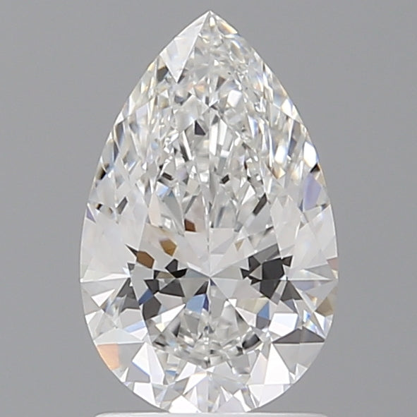 1.60 Carat Pear Shaped, Ideal Cut, E Color, VS1 Clarity, IGI Certified Lab Grown Diamond
