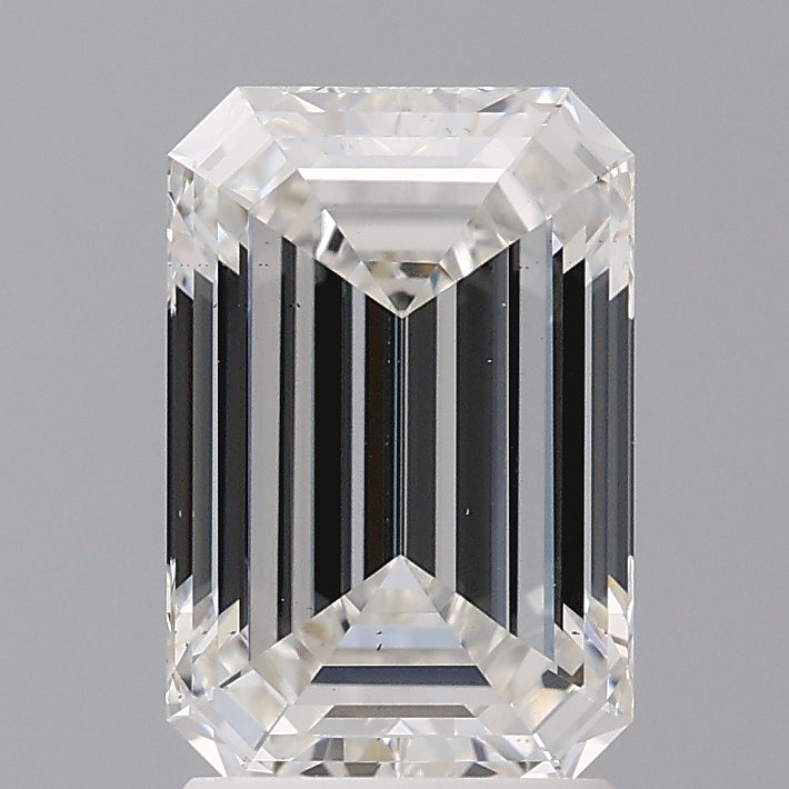 2.51 Carat Emerald Shaped, Ideal Cut, F Color, VS1 Clarity, IGI Certified Lab Grown Diamond