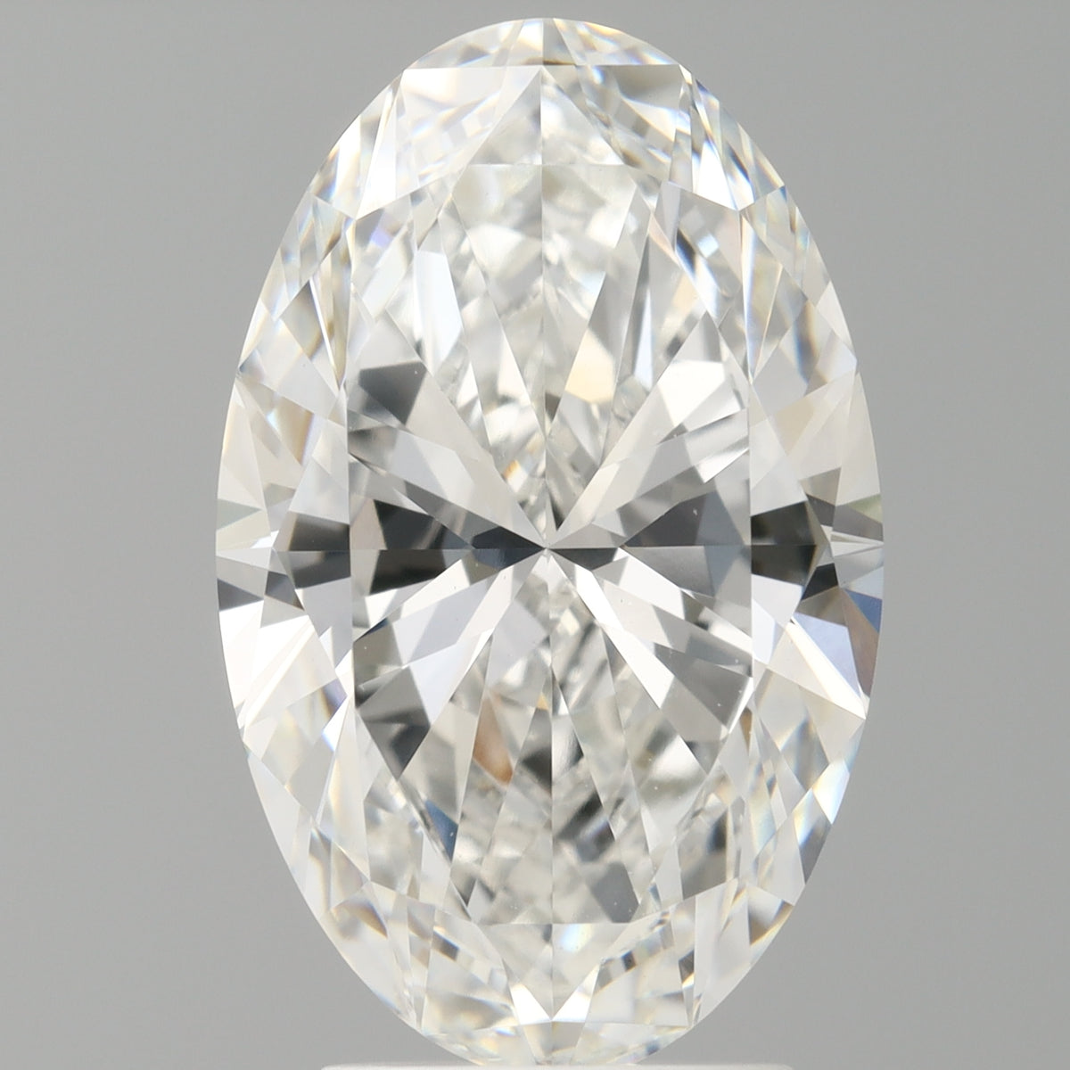 3.59 Carat Oval Shaped, Ideal Cut, F Color, VVS2 Clarity, IGI Certified Lab Grown Diamond