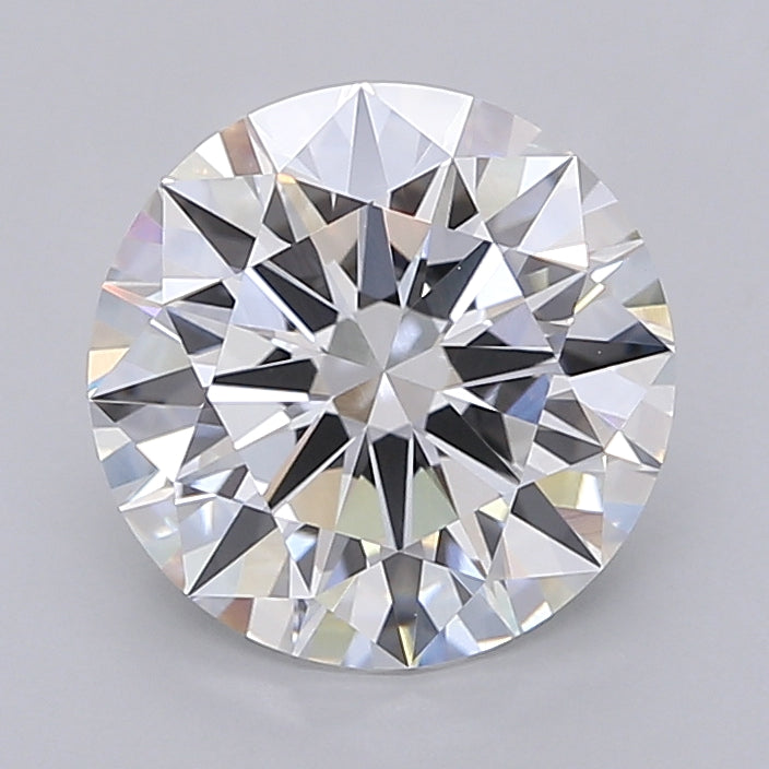 3.03 Carat Round Shaped, Ideal Cut, E Color, VVS2 Clarity, IGI Certified Lab Grown Diamond