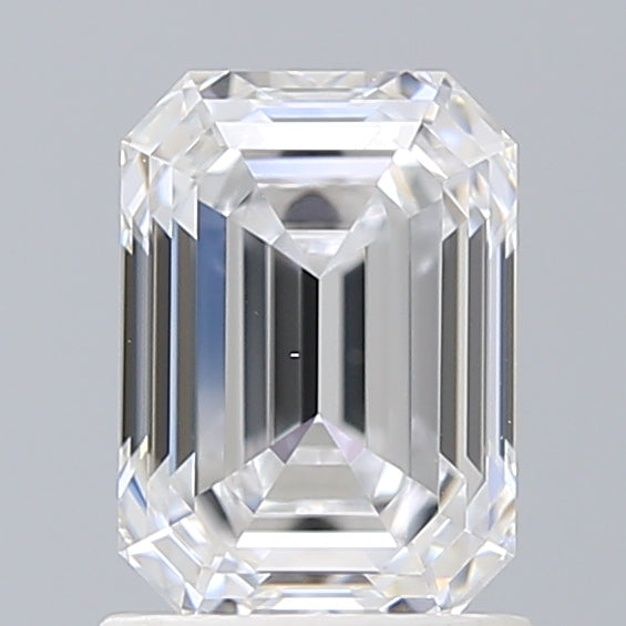 1.51 Carat Emerald Shaped, Ideal Cut, D Color, VS1 Clarity, IGI Certified Lab Grown Diamond