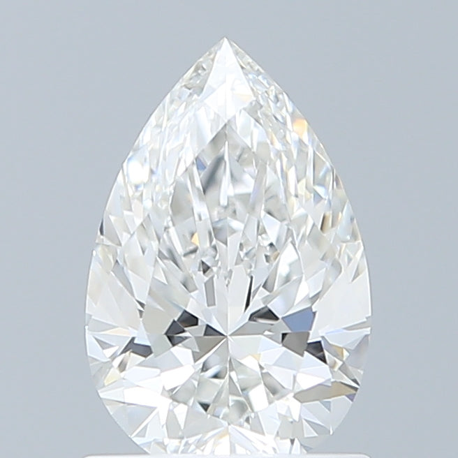 1.07 Carat Pear Shaped, Ideal Cut, E Color, VVS1 Clarity, IGI Certified Lab Grown Diamond