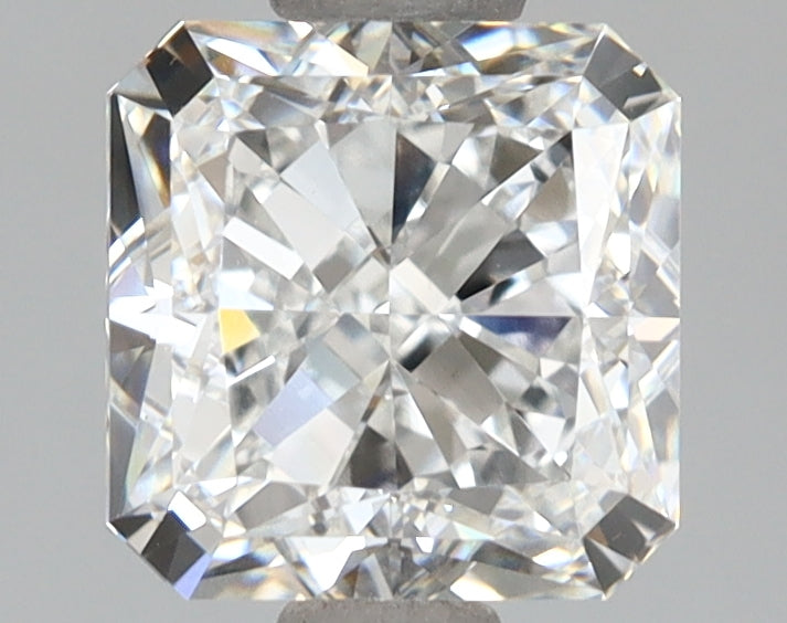 2.10 Carat Radiant Shaped, Ideal Cut, D Color, VVS1 Clarity, IGI Certified Lab Grown Diamond