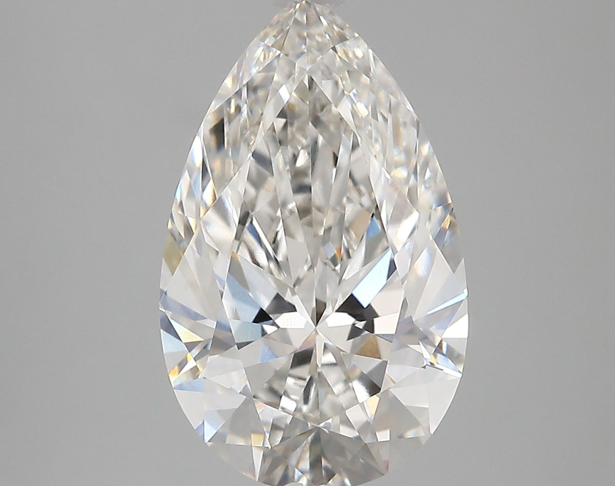4.80 Carat Pear Shaped, Very Good Cut, G Color, VVS1 Clarity, IGI Certified Lab Grown Diamond