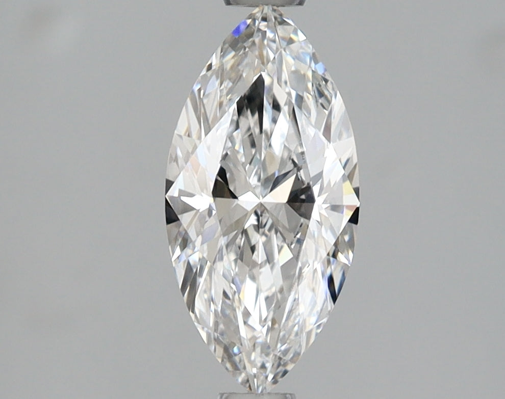 1.07 Carat Marquise Shaped, Ideal Cut, D Color, VVS2 Clarity, IGI Certified Lab Grown Diamond