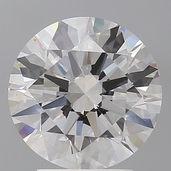 3.09 Carat Round Shaped, Ideal Cut, F Color, VVS2 Clarity, IGI Certified Lab Grown Diamond