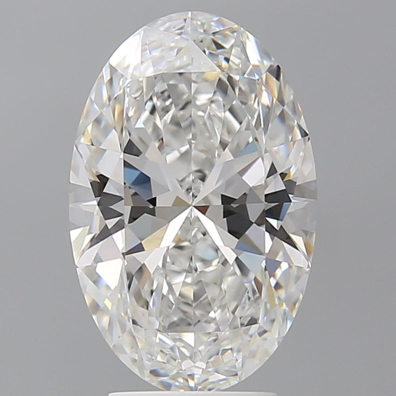 4.09 Carat Oval Shaped, Ideal Cut, E Color, VVS2 Clarity, IGI Certified Lab Grown Diamond