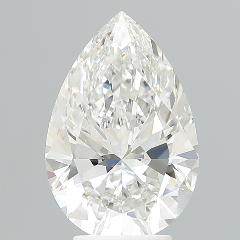 4.15 Carat Pear Shaped, Ideal Cut, E Color, VVS1 Clarity, IGI Certified Lab Grown Diamond