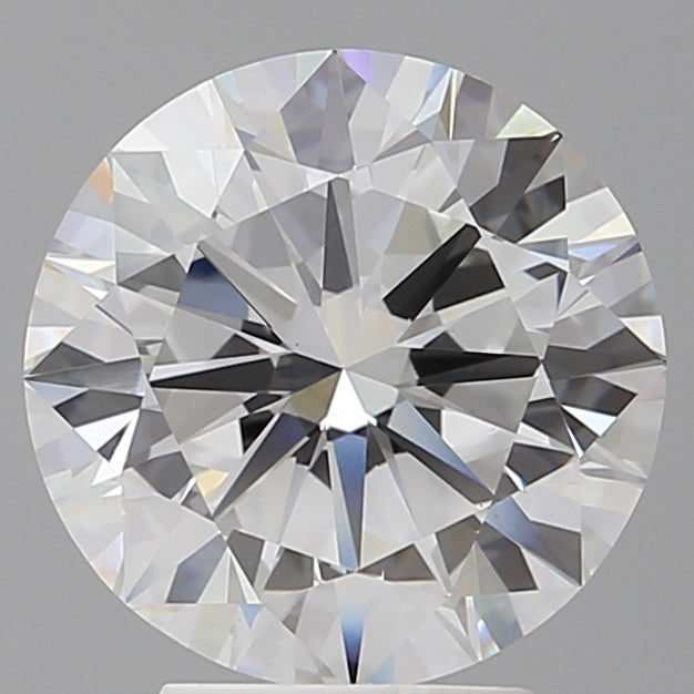 4.02 Carat Round Shaped, Excellent Cut, E Color, VVS2 Clarity, IGI Certified Lab Grown Diamond
