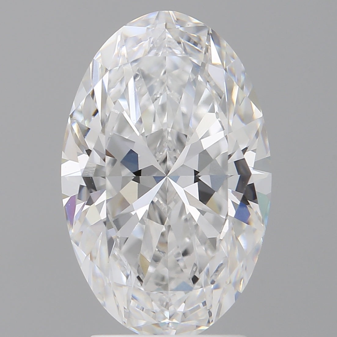 3.03 Carat Oval Shaped, Ideal Cut, E Color, VVS2 Clarity, IGI Certified Lab Grown Diamond
