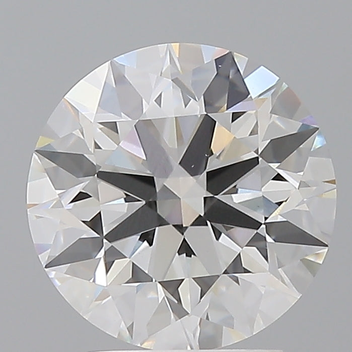 3.10 Carat Round Shaped, Ideal Cut, E Color, VVS2 Clarity, IGI Certified Lab Grown Diamond