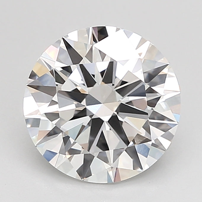 2.50 Carat Round Shaped, Excellent Cut, E Color, VVS1 Clarity, IGI Certified Lab Grown Diamond