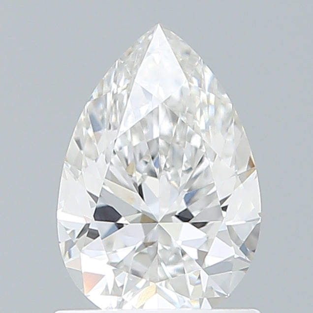 1.06 Carat Pear Shaped, Ideal Cut, E Color, VVS2 Clarity, IGI Certified Lab Grown Diamond