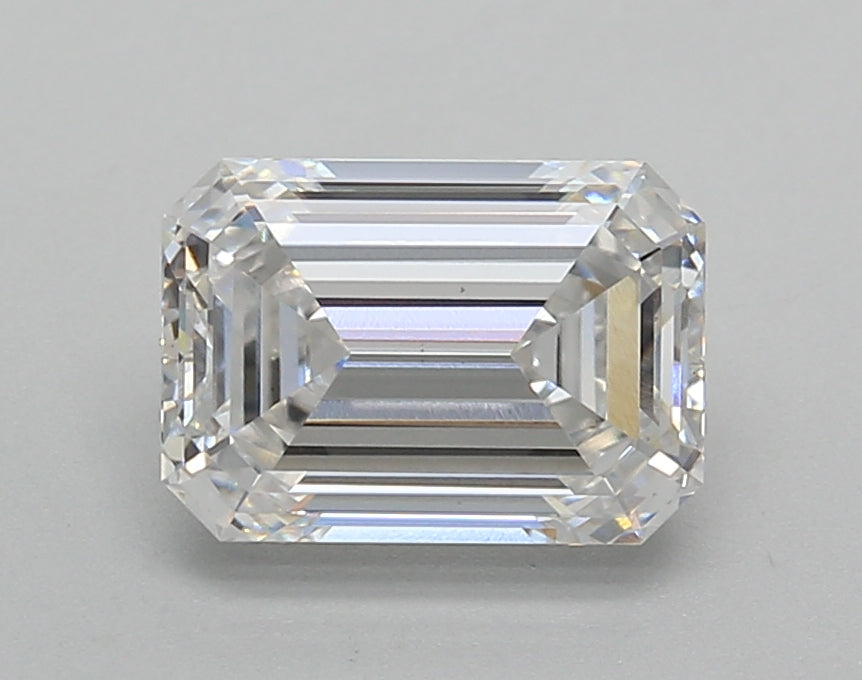 2.02 Carat Emerald Shaped, Excellent Cut, D Color, VS1 Clarity, IGI Certified Lab Grown Diamond