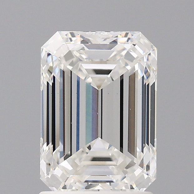 1.97 Carat Emerald Shaped, Ideal Cut, E Color, VS1 Clarity, IGI Certified Lab Grown Diamond
